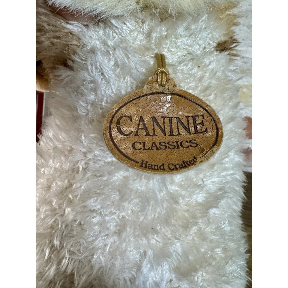 Retro People Pals Canine Classics Wire Fox Terrier Vintage Plush 13" Realistic - Picture 12 of 14